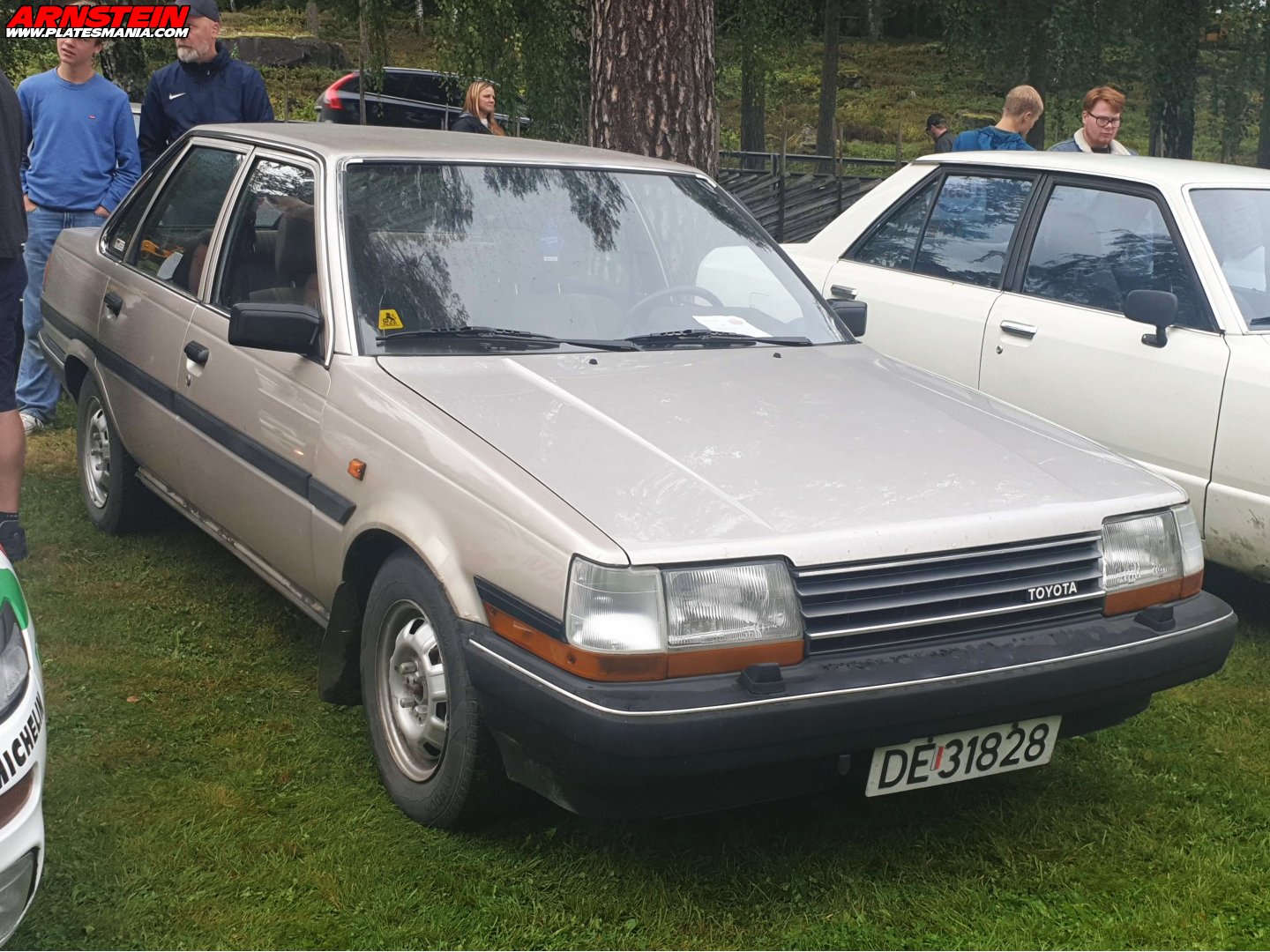 DE 31828, Toyota Carina II 1st gen (T150) Sedan, 1984–1988