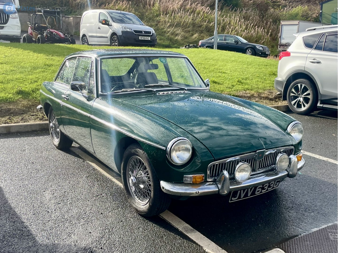 JVV633G, MG B 1st gen GT Coupé, 1965–1980