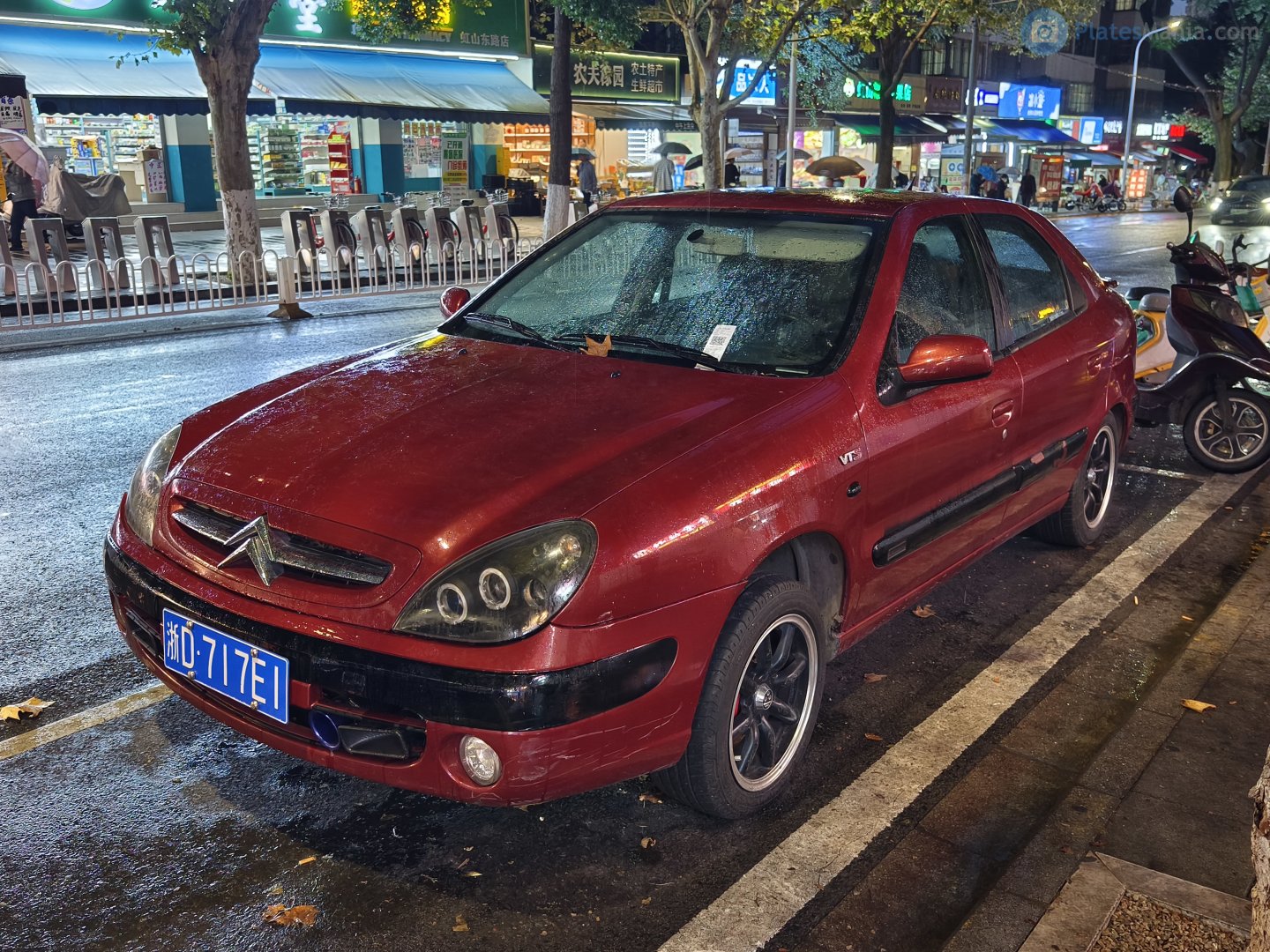浙D·717E1, Citroёn Xsara 1st gen 5-door Hatch (N7), facelift, 2000–2004 (–2005 for CN-market)
