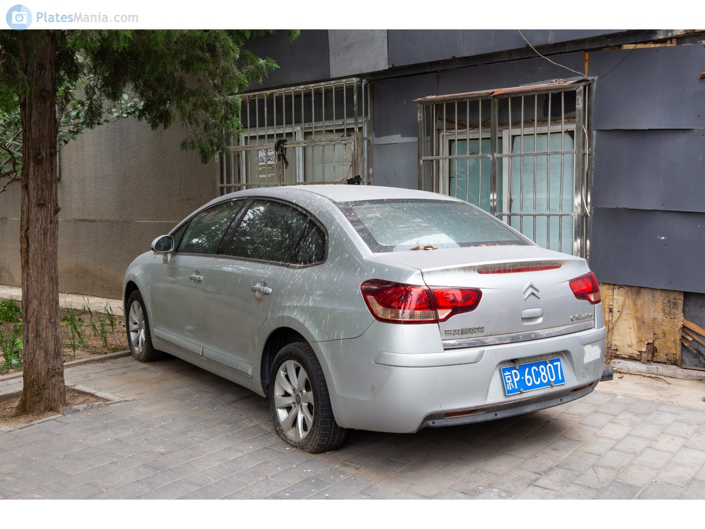 京P·6C807, Citroёn C-Quatre 1st gen Sedan (CN-market), 2009–2012