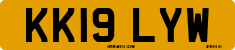 License plate of the United Kingdom, 2001 year system