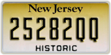 New Jersey, Historic (QQ12345 / 12345QQ)
