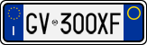 License plate of Italy, Cars (1994 year series)
