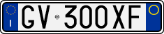 License plate of Italy, Cars (1994 year series)