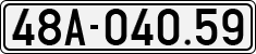 License plate of Vietnam, Cars