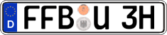German license plate, Plates for oldtimers (type 