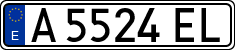 License plates of Spain, 1971 year series