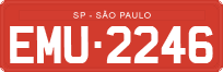 License plate of Brazil, Commercial vehicles (1990)
