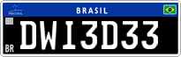 License plate of Brazil, Oldtimers (Mercosul)
