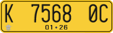 License plate of Indonesia, Commercial vehicles