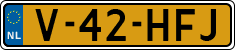 License plate of the Netherlands, Light Commercial Vehicles (1994 system)