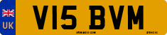 License plate of the United Kingdom, 1983 year system