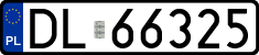 License plates of Poland, Regular car plates