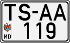 License plate of Moldova, Trailers (1992)