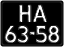 License plate of Portugal, Regular plates