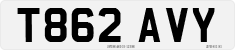 License plate of the United Kingdom, 1983 year system
