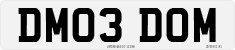 License plate of the United Kingdom, 2001 year system