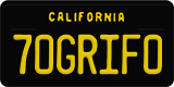 California, Vanity Plates