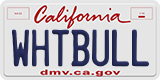 California, Vanity Plates