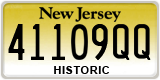 New Jersey, Historic (QQ12345 / 12345QQ)