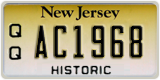 New Jersey, Vanity Plates