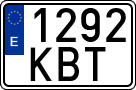 License plates of Spain, Ordinary (2000)