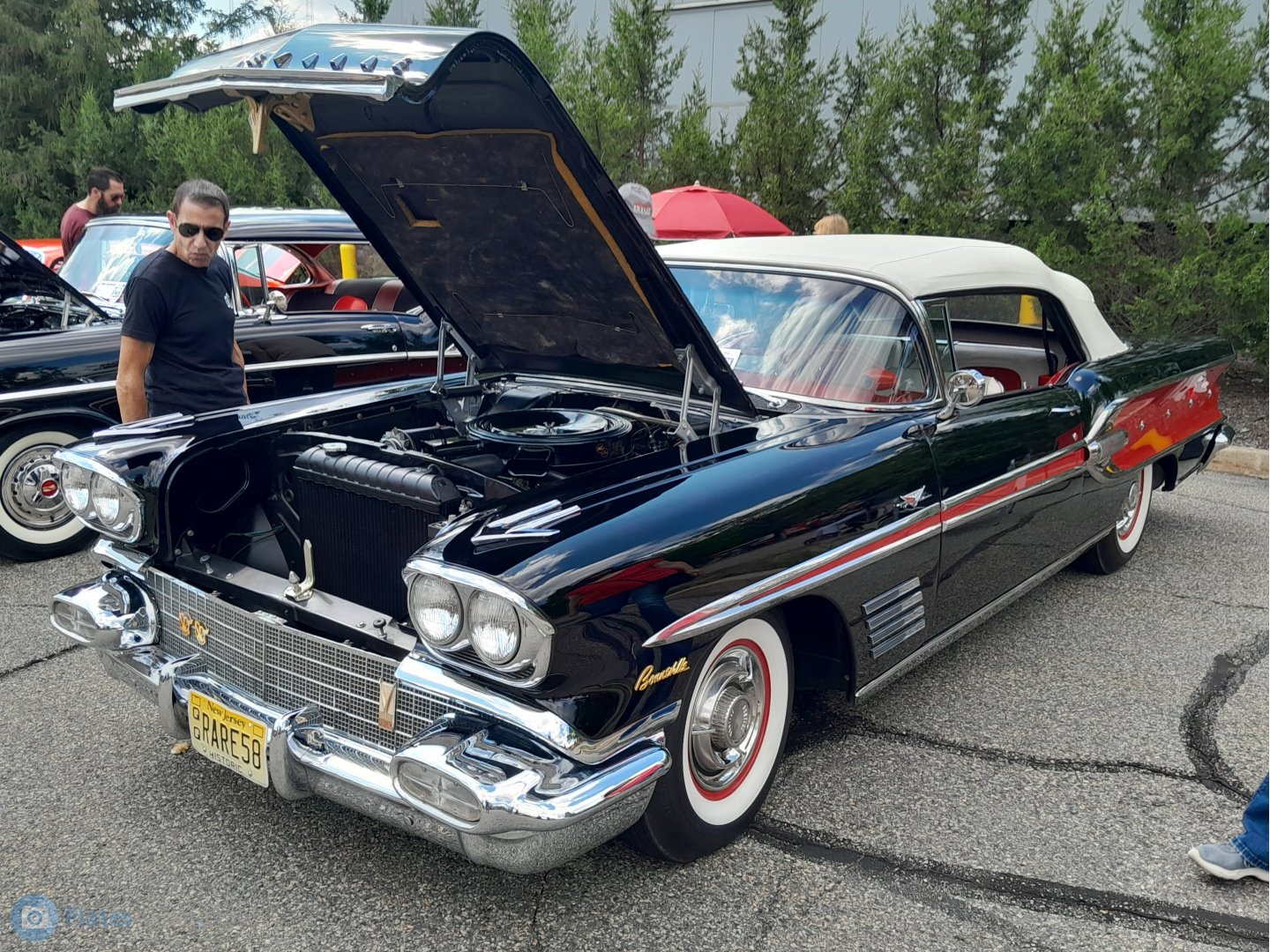RARE58, Pontiac Bonneville 1st gen 1958 2-door Convertible (2567; B-body), 1958