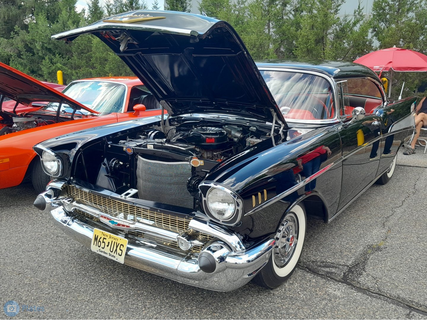 M65-UXS, Chevrolet Bel Air 2nd gen 1957 2-door Hardtop (2454; A-body), 2nd facelift, 1956–1957