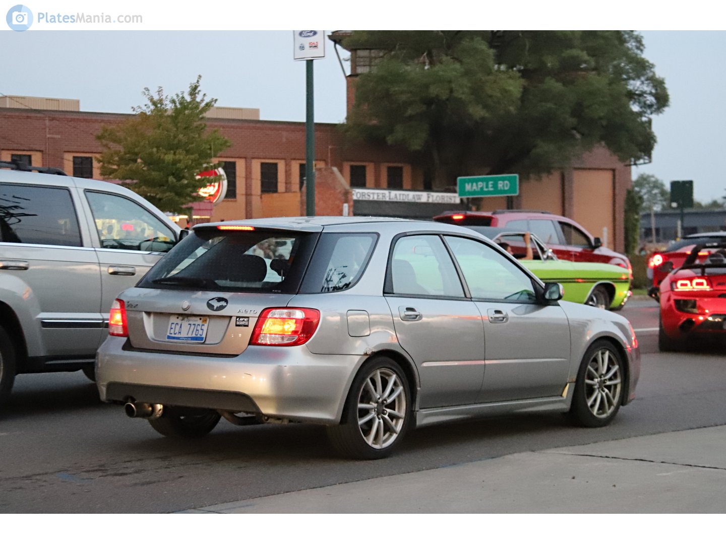 ECA 7765, SAAB 9-2X 1st gen (GG; NA-market), 2005–2006