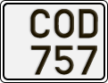 License plate of Sweden, Regular plates