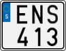 License plate of Sweden, Regular plates