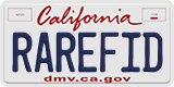 California, Vanity Plates