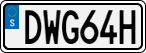 License plate of Sweden, Regular plates