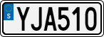 License plate of Sweden, Regular plates