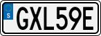License plate of Sweden, Regular plates