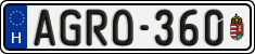 license plates of Hungary, Vanity Plates (2022)