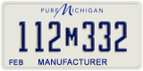 Michigan, Manufacturer (123m456)