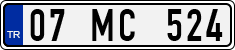 License plate of Turkey, Regular plates