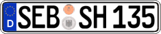 German license plate, Regular plates
