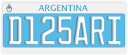 License plate of Argentina, Diplomatic
