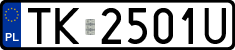 License plates of Poland, Regular car plates