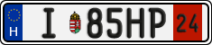 license plates of Hungary, Temporary (2022)