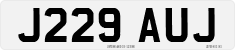 License plate of the United Kingdom, 1983 year system