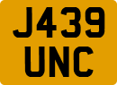 License plate of the United Kingdom, 1983 year system