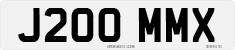 License plate of the United Kingdom, 1983 year system