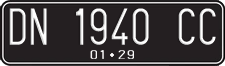 License plate of Indonesia, Regular plates