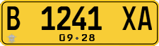 License plate of Indonesia, Commercial vehicles