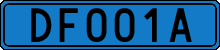 License plate of Sweden, Diplomatic