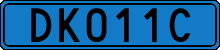 License plate of Sweden, Diplomatic