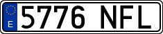 License plates of Spain, Ordinary (2000)